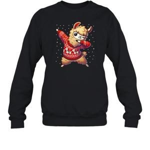 Christmas Llama Lover Cute Alpaca Animal Ugly Sweater Holiday Funny Sweatshirt